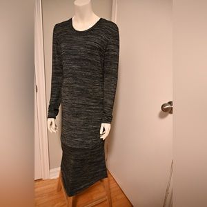 Maxi long sleeve dress size large
